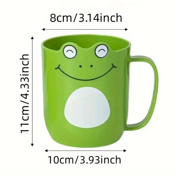 Creative Cartoon Frog Toothbrush Mouthwash Cup - Picture 4 of 7